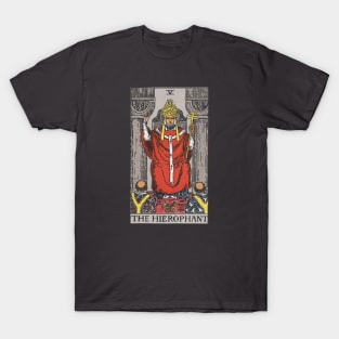 Tarot Deck - Major Arcana - V - The Hierophant T-Shirt